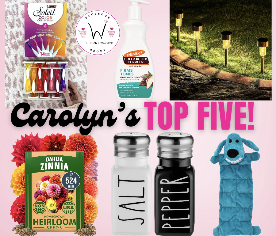 Carolyn’s Top Five!